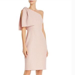 NWT ELIZA J Blush One Shoulder Blush Cocktail Dress Size 10